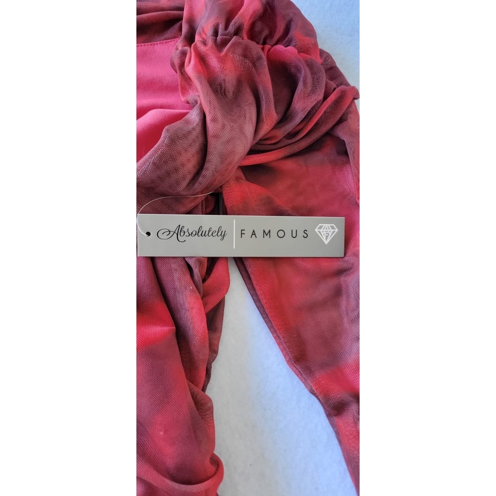 absolutely & famous women's straper blouses Longsleeve Color Red Size L(2) XL(1) - Picture 8 of 8